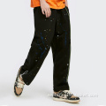 Men's Pants Draw Rope Splash-Ink Casual Wholesale